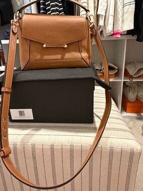 Strathberry Tan Leather Mosaic Bag